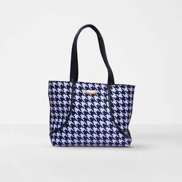 Houndstooth Classic Tote