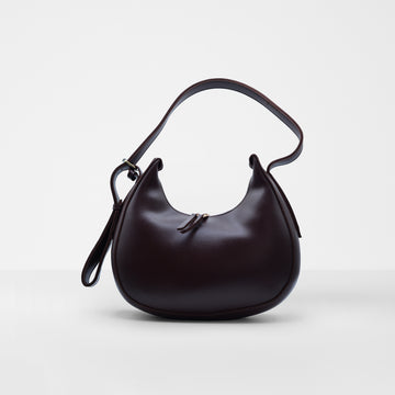 Cocoa Crescent Shoulder Bag